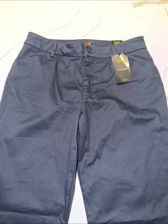 Lee Pants - Lee Navy Straight Work Trousers
